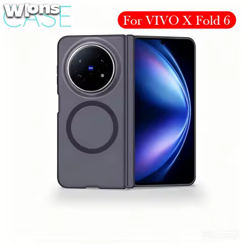 Wlons Case For Vivo X Fold 6 Wireless Charging Back Cover Case for VIVO X FOLD 6