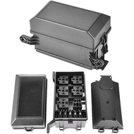 Universal 6-Way Fuse Box 6-Way Relay Holder Car Truck ATC/ATO Fuse Holder