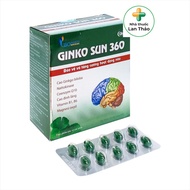 VIÊN UỐNG BỔ NÃO GINKO SUN 360 HỘP 100 VIÊN