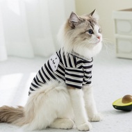 hipidog | Quần áo mèo bằng vải chống rụng lông mỏng cho mèo con Anh ngắn mặc ở nhà mùa xuân quần áo