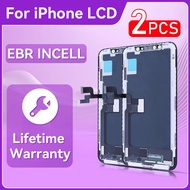 2Pcs LCD For iPhone 11 X XR XS Max 16 Replacement Display For iPhone 12 Pro Max 13 14 Incell LCD Tou