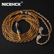 NICEHCK C8-1 8 Core Silver Plated and Copper Mixed Earphone Cable 3.5/2.5/4.4mm MMCX/NX7 Pro/QDC/0.78mm 2Pin
