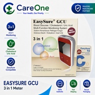 EASYSURE GCU 3IN 1 METER + CHOLESTEROL 10'S