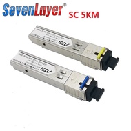 1Pair SC/LC 3/5/20KM GBIC 1.25G SFP Module Switch Ethernet Fiber Optic Transceiver Compatible with TP-link/Mikrotik/Cisco media converter