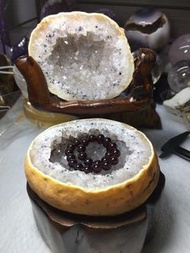 天然水晶 黃皮白水晶聚寶盆