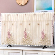 MHEuropean New Style LCD TV Cover Dust Cover Lace55Inch65Inch75Hanging TV Cover Towel Household