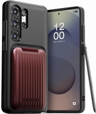 VRS DESIGN Orb Fit Case for Galaxy S25 Ultra (2025) Slim Card Wallet Case [3 Cards] Minimalist and S