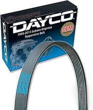 Dayco Alternator Power Steering Serpentine Belt compatible with Subaru Impreza 1.8L 2.0L 2.2L 2.5L H