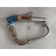 Conical canister Daeng sai 4 open pipe exhaust for mio Sporty/carb mio i 125 mio soul i 125 mio gear 125