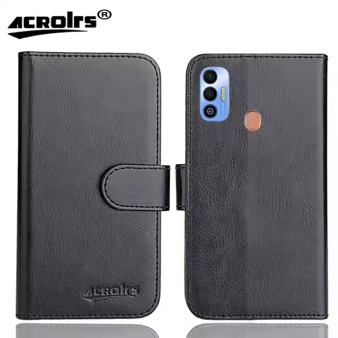 Tecno Pova 3 4 6 7 7T Go Air Spark 20 Pro 5G Case 6 Colors Fashion Flip Wallet Leather Cover Protect