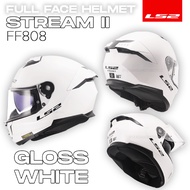 LS2 FF808 STREAM ll FULL FACE HELMET DOUBLE VISOR FURY SHADOW MIKA MOTORCYCLE SIRIM APPROVED