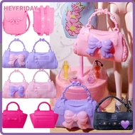 HEYFRIDAY Doll Handbag, 5 Styles Fashion 1/6 Doll Accessories,  Plastic Doll Purse Accessories Doll 