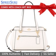 Coach Handbag In Gift Box Crossbody Bag Kailey Carryall Chalk Off White # C2852