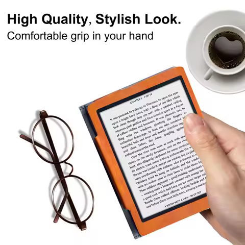 Case for 6" Kobo Glo HD N437/Glo N613/Touch 2.0 N587/Nia N306, Flip Folio Slim Durable Leather Cover