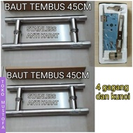 Handle Baut Tanam 45cm / GAGANG PINTU RUMAH STAINLESS NEW juwana murah