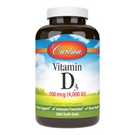 Carlson - Vitamin D3 4000 IU (100 mcg), Bone Health, Muscle Health, Cholecalciferol, Vitamin D Suppl