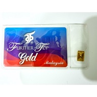 FUTHER GOLD 1GRAM 999 certification & original from futher gold