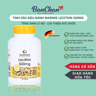[Chính Hãng] Viên uống hỗ trợ sức khoẻ tim mạch trí não tăng cường sinh lý nữ - WARNKE LECITHIN 500m
