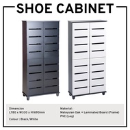 4 Door Tall Shoe Cabinet Shoe Rack Shoe Storage Cabinet High Cabinet Black Shoe Cabinet