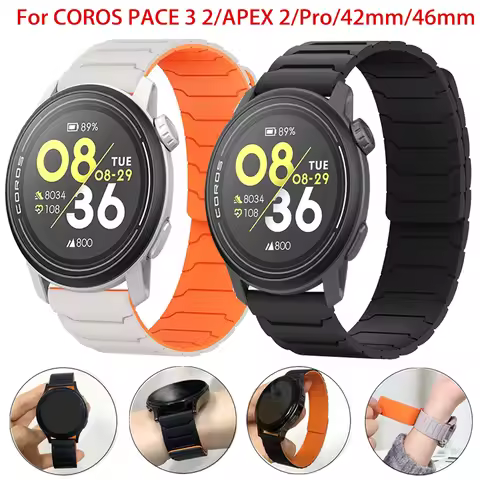 For COROS PACE 3 Sports Silicone Strap Band Watchband For COROS APEX 2 Pro/PACE 2 22/20mm Wristband 