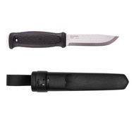 Morakniv Garberg Sandvik Stainless Steel Survival Knife with Fixed Blade, 4.3-inch, Black