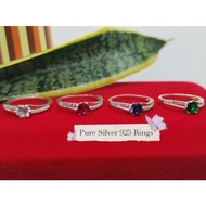 READY STOCK Original Silver 925 Rings For Ladies/Cincin perempuan Perak 925