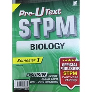 TEKS PRA-U STPM BIOLOGY SEM 1