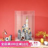 【twinkle】Model Display Cabinet Doll Storage Box Blind Disney Castle Acrylic Suitable For Lego 71040 Hand-Made Anti-Dust Cover Dustproof Transparent mBgc