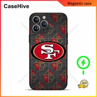 San Francisco 49ers Football Phone Case for iPhone 17 Pro Max / iPhone 16 Pro Max / 15 Pro Max / 13 