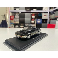 1: 43 Norev TOYOTA TOYOTA MR2 AW11 1984 Sports Car Car Model Black Base+Transparent Box