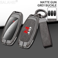 Zinc Alloy Leather Car Remote Key Case Cover Shell Holder Auto Keychain For Nissan GTR JDM R32 R33 R