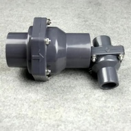 PVC non-return Valve 50MM inner Plastic Flap Check DN25 DN32 DN40 DN50 Valve Universal vertical hori