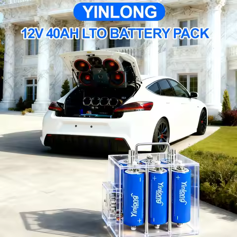 Grade A 12V 30AH 35AH 40AH LTO 66160 lithium titanate battery pack with built-in BMS car audio charg