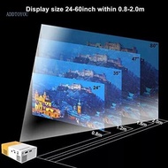 【3C】 USB C Portable Projector 1920x1080 Video Projector 24-60in Large Screen Support Builts in Speak