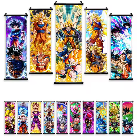 Dragon Ball Poster Anime Son Goten Painting Gohan Wall Art Goten Wallpaper Jiren Home Decorative Bel
