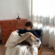 Winter Teddy Fleece Office Car Mount2025Thickened Nap Blanket 2-in-1 New Model Blanket and Pillow Du