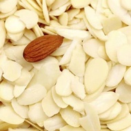 Kacang Almond Iris / Kacang Almond Slice raw Blanched Almond 100gr