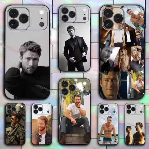 G-Glen P-Powell For iPhone 17,16,15,14,13,12,11,Pro,X,XS,Max,XR,Plus,Mini Soft Silicone Phone Case B