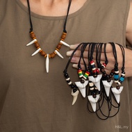 Imitation Wolf Tooth Necklace Bohemian Accessories