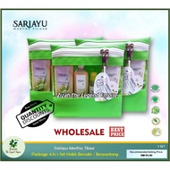 🔥 HARGA BORONG ]🔥 Sariayu Mini Pek Set Bersalin 4 In 1 ( Tapel / Param / Pilis & Telon ) + Pouch