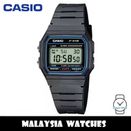 (100% Original) Casio F-91W-1DG VINTAGE SERIES Digital Black Resin Watch F91W F91W-1DG