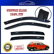 Original Oem High Quality Acrylic Door Visor (3'') (4'') Compatible With Daihatsu Charade Aura G100 