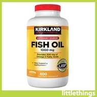 Kirkland Signature - 深海魚油 1000mg (Total Omega-3s 300mg) 400粒 [平行進口]