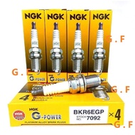 PuraAutoRepair HYS Original NGK G-POWER SPARK PLUGS BKR6EGP 7092 / DCPR7EGP 1682 / BKR5EGP 7090 / TR