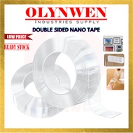 Nano Tape Double Sided Tape Transparent NoTrace Reusable Waterproof Adhesive Tape Cleanable Home gek