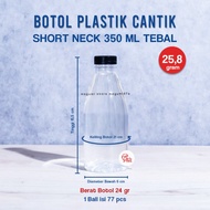 botol 350ml / botol plastik / TEBAL / cantik 350ml