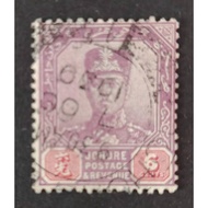 JOHOR, 6 CENTS , USED