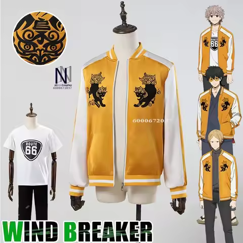 Anime WIND BREAKER Choji Tomiyama Cosplay Costume Wig Shishitoren Jacket Uniform Jo Togame Kota Sako