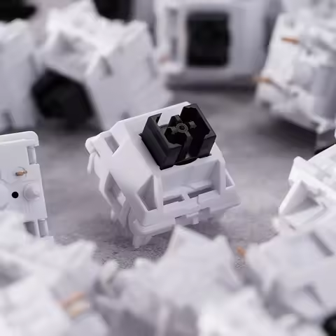 Wuquestudio WS Switch Heavy Tactile Feedback POM Stem Nylon Housing 5pin PCB Mount For Mechanical Ke