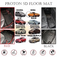 Ideally Proton Persona Saga X70 Exora Waja Wira Iswara Car 5D Carpet / Floor Mat